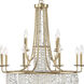 Gabrielle 12 Light 30 inch Antique Gold Chandelier Ceiling Light