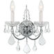 Imperial Sconce Wall Light in Clear Hand Cut