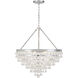 Calypso 8 Light 25 inch Polished Chrome Chandelier Ceiling Light