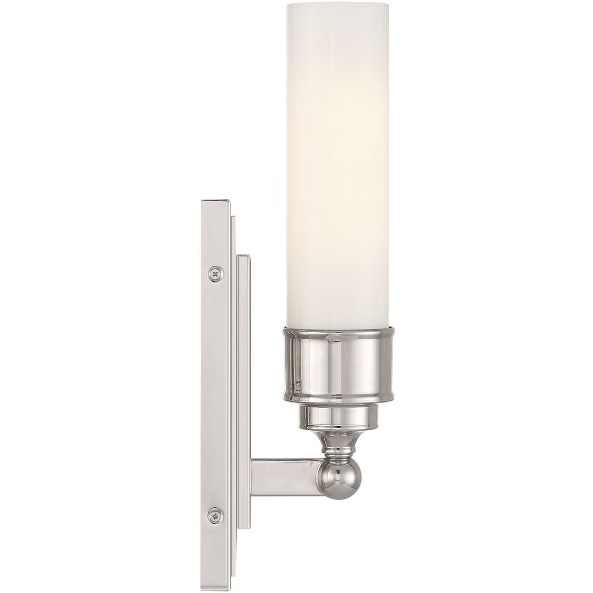 Wilcox Bath Sconce Wall Light in Polished Nickel