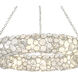 Palla 8 Light 32 inch Antique Silver Chandelier Ceiling Light