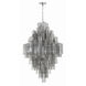 Addis 20 Light 31.5 inch Polished Chrome Chandelier Ceiling Light in Smoke