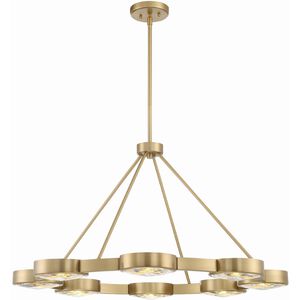 Orson 8 Light 38.5 inch Modern Gold Chandelier Ceiling Light