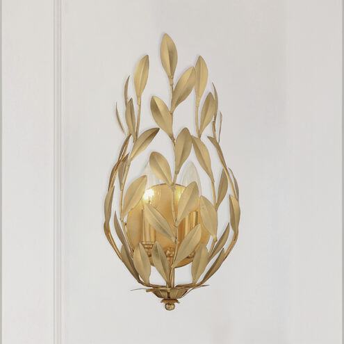 Broche Wall Sconce Wall Light in Antique Gold