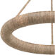 Oakley 1 Light 32 inch Soft Gold Semi Flush Ceiling Light