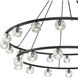 Aragon 30 Light 60 inch Matte Black Chandelier Ceiling Light