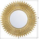 Broche 30 X 30 inch Antique Gold Mirror