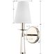 Baxter 1 Light 5 inch Polished Nickel Sconce Wall Light