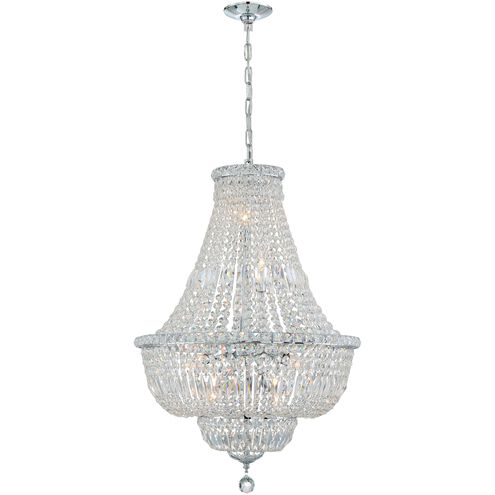 Roslyn 9 Light 22 inch Polished Chrome Chandelier Ceiling Light