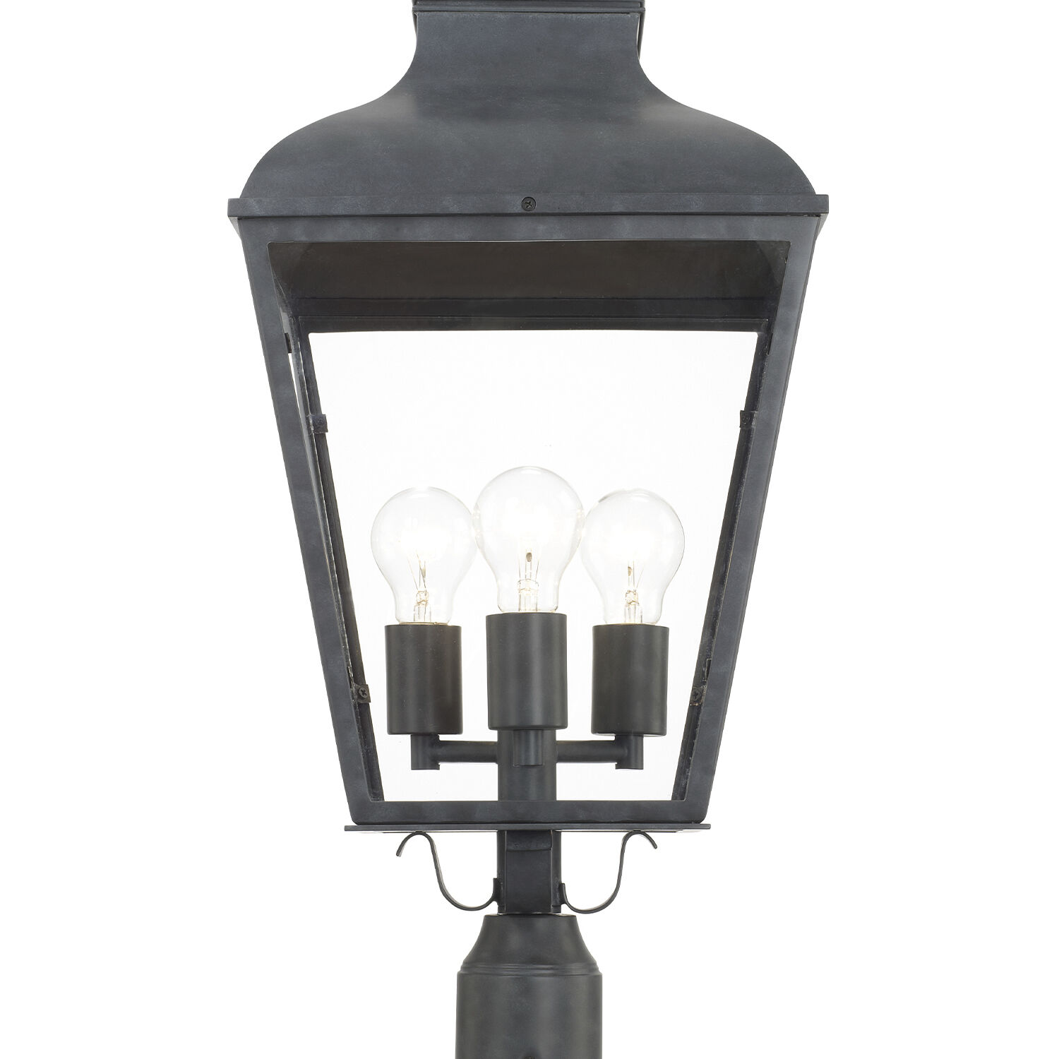 Dumont 3 Light 25.75 inch Graphite Outdoor Post