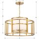 Hulton 5 Light 25 inch Luxe Gold Chandelier Ceiling Light