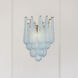 Ollie Wall Sconce Wall Light in Sand Glass Blue