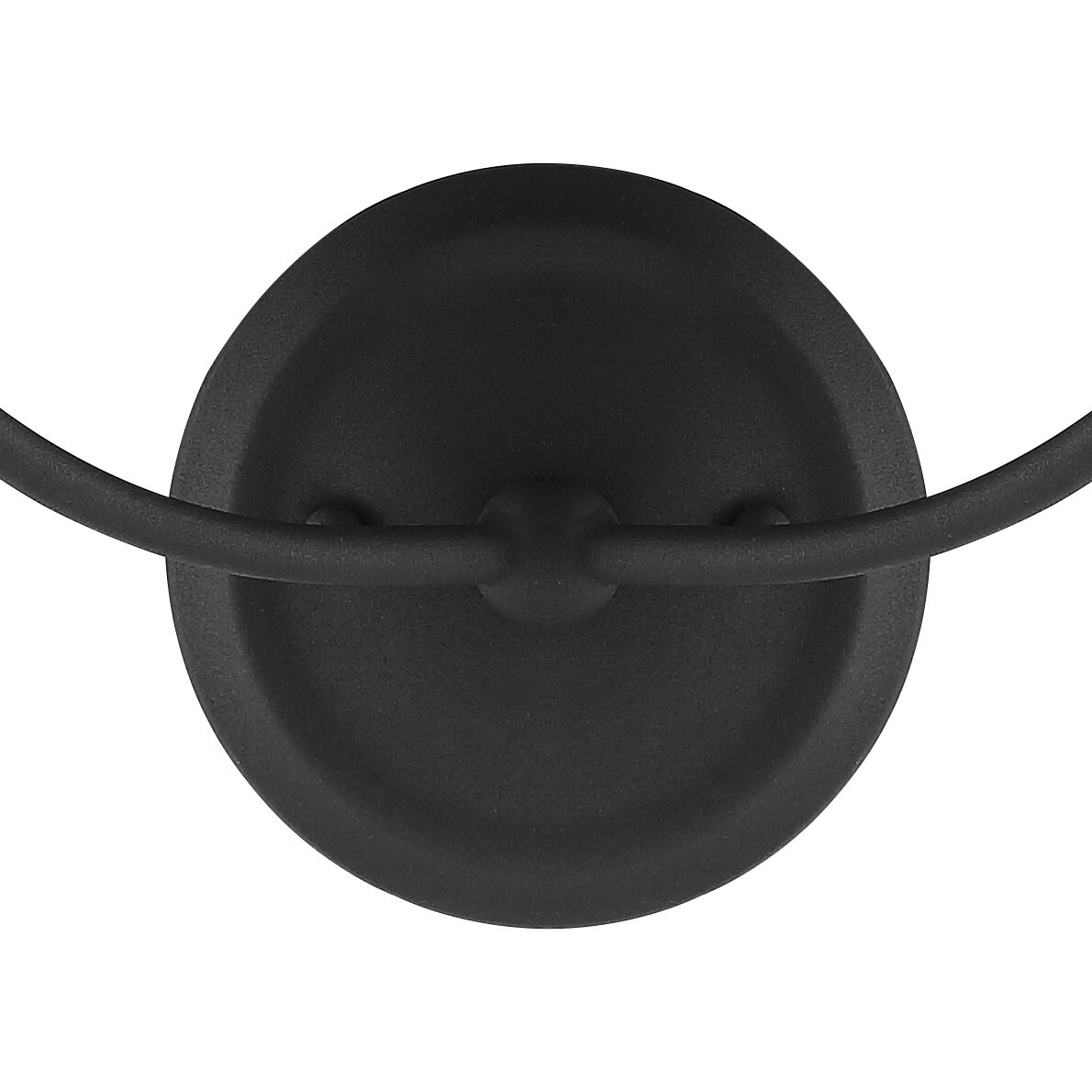 Sylvan Bath Wall Light in Black Forged