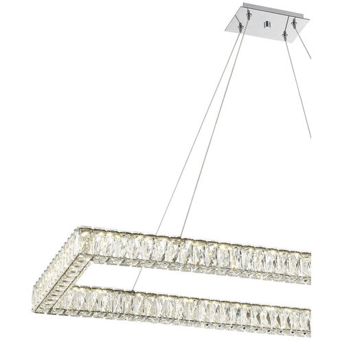 Kinsley 1 Light 50 inch Polished Chrome Chandelier Ceiling Light