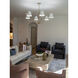 Xavier 6 Light 48 inch Vibrant Gold Chandelier Ceiling Light in Vibrant Gold and White
