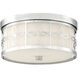 Anniversary 2 Light 13.5 inch Polished Nickel Flush Ceiling Light