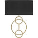 Laurel Wall Sconce Wall Light in Black