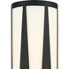 Royston Bath Wall Light in Black