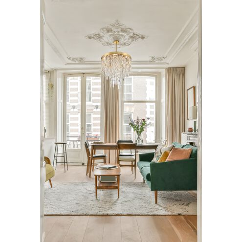 Winfield 5 Light 20 inch Antique Gold Chandelier Ceiling Light