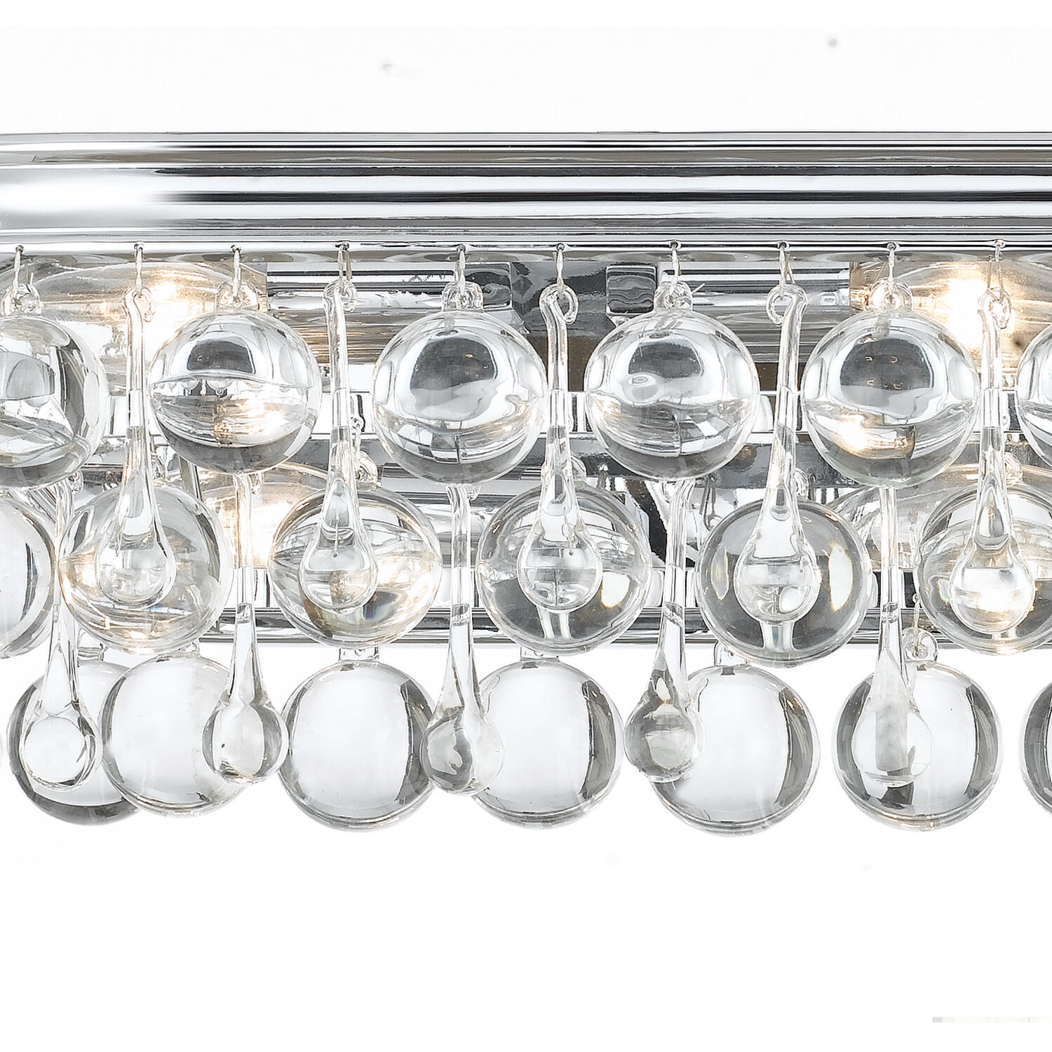 Calypso Bath Vanity Light Wall Light in Polished Chrome