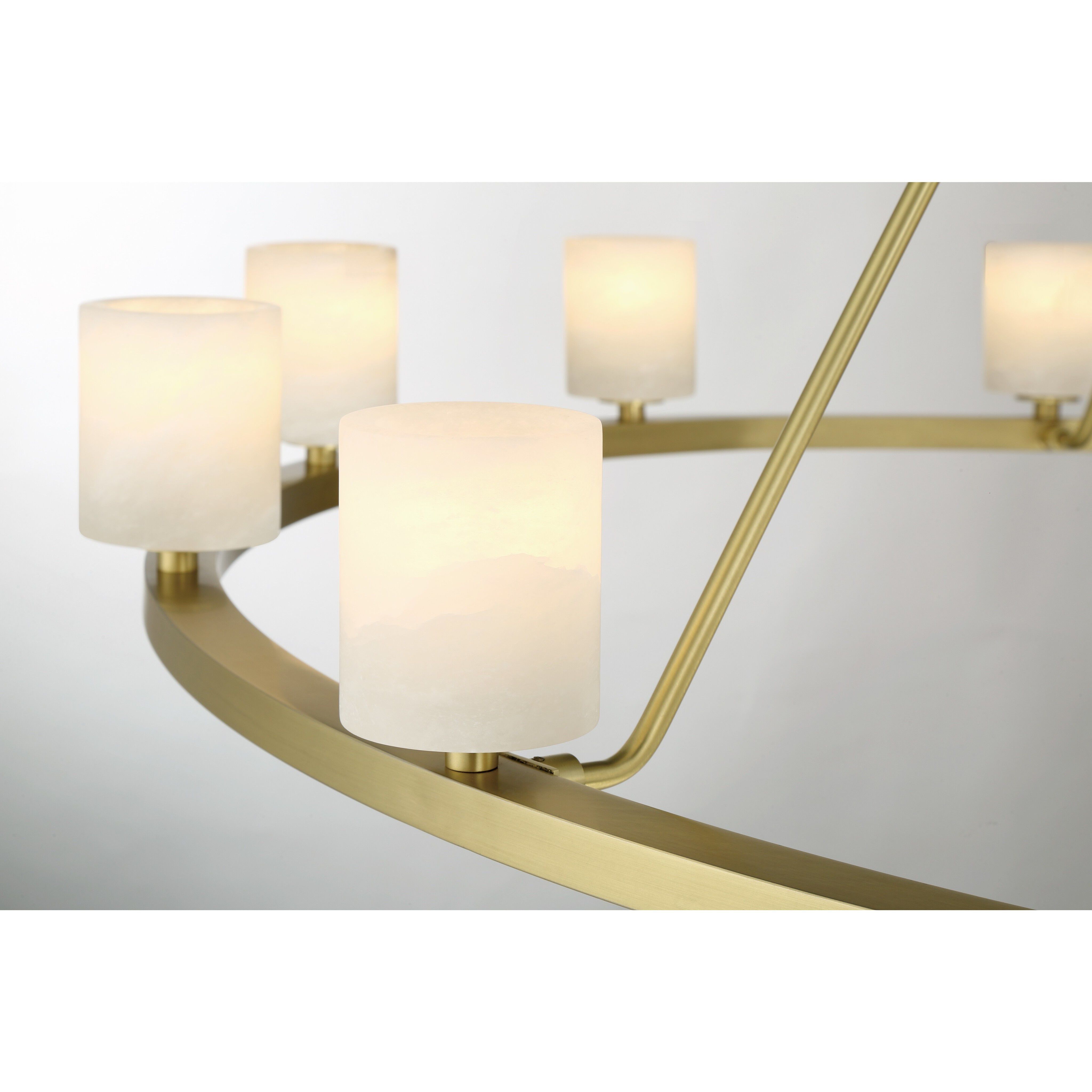 Aragon 12 Light 46.75 inch Soft Brass Chandelier Ceiling Light
