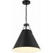Xavier Pendant Ceiling Light in Matte Black