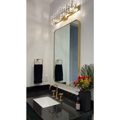 Bolton 3 Light 25.25 inch Aged Brass Bathroom Vanity Light Wall Light
