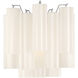 Addis Wall Sconce Wall Light in Tronchi Glass White