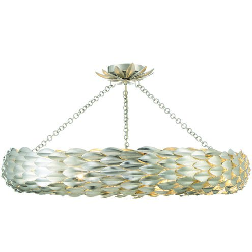 Broche 8 Light 33.50 inch Semi-Flush Mount