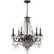 Vanderbilt 6 Light 27 inch English Bronze Chandelier Ceiling Light