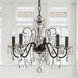 Butler 5 Light 23 inch English Bronze Chandelier Ceiling Light in Clear Hand Cut