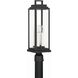Aspen 4 Light 22 inch Matte Black Outdoor Post