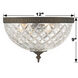 Westbury 3 Light 12 inch English Bronze Flush Ceiling Light
