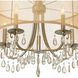 Hampton 5 Light 24 inch Antique Brass Chandelier Ceiling Light