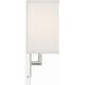 Brent Bath Sconce Wall Light in Polished Nickel