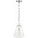 Voss 1 Light 8.25 inch Polished Nickel Mini Pendant Ceiling Light