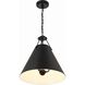 Xavier 3 Light 16 inch Matte Black Pendant Ceiling Light