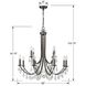 Bridgehampton 12 Light 32 inch Vibrant Bronze Chandelier Ceiling Light in Clear Spectra