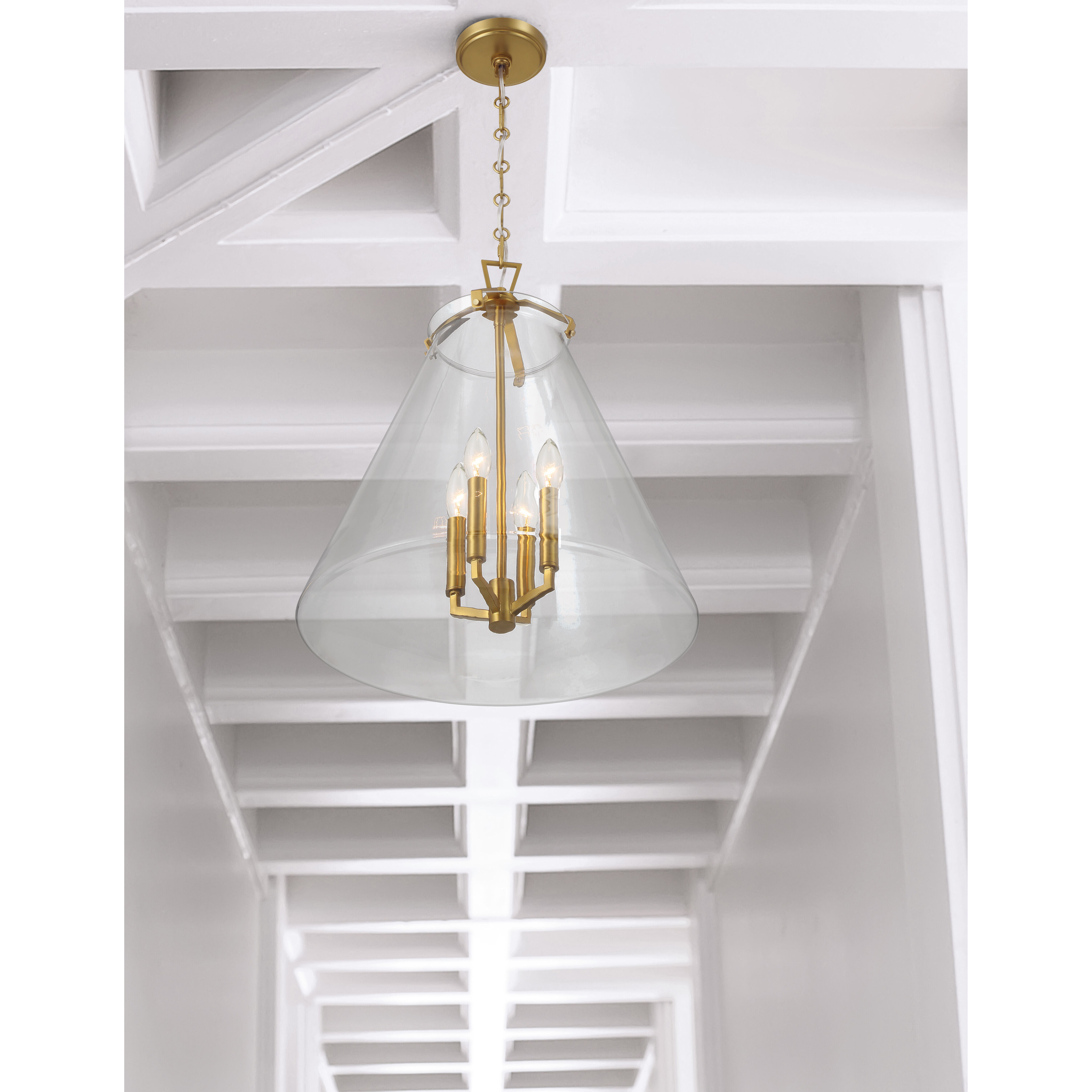 Voss Pendant Ceiling Light in Luxe Gold