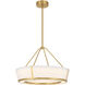 Royce 1 Light 24.25 inch Luxe Gold Pendant Ceiling Light