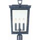 Belmont 3 Light 22.25 inch Graphite Outdoor Post