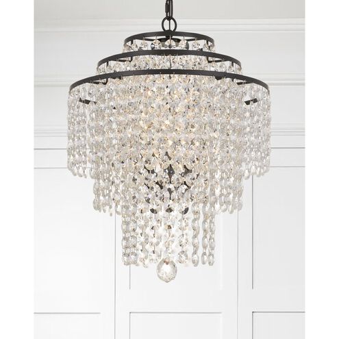 Arielle 4 Light 18 inch Dark Bronze Chandelier Ceiling Light