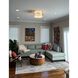 Royston 3 Light 18 inch Antique Gold Flush Ceiling Light