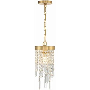 Winfield 1 Light 7 inch Antique Gold Mini Pendant Ceiling Light
