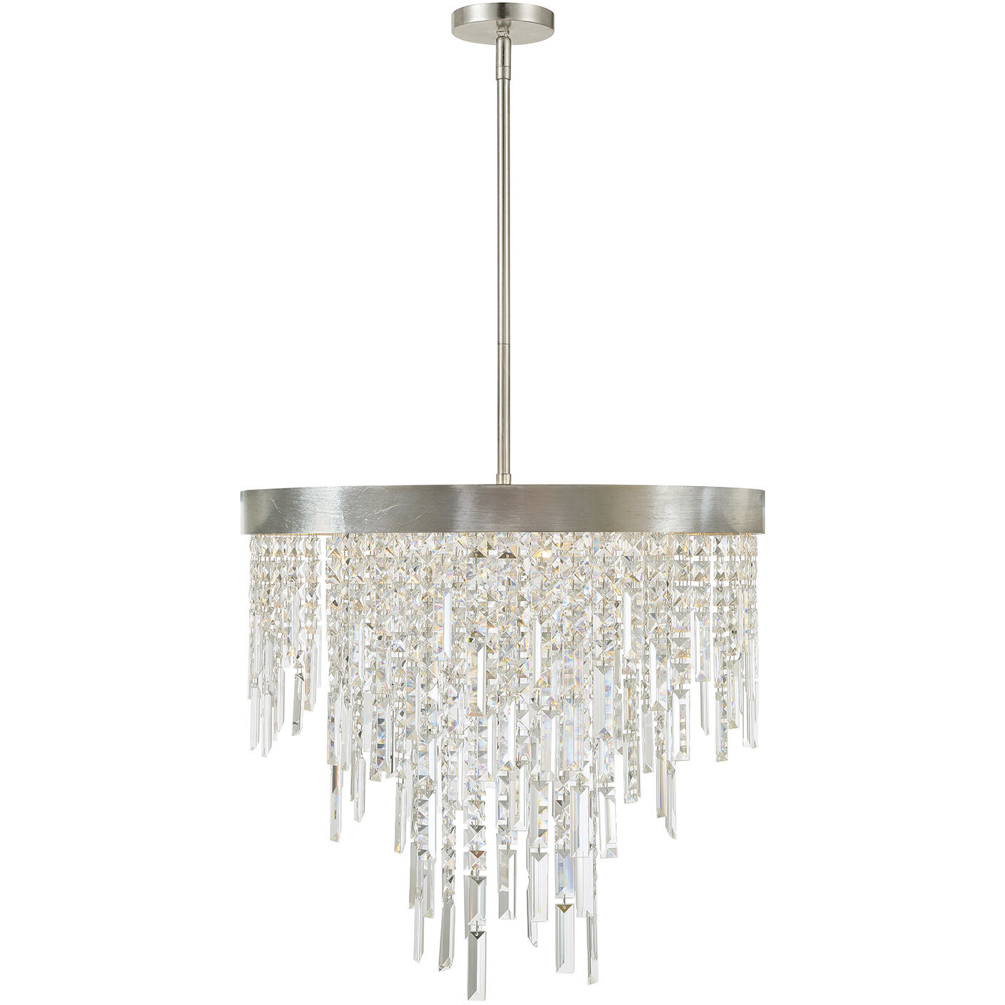 Winfield 6 Light 24 inch Antique Silver Chandelier Ceiling Light