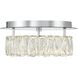 Kinsley 1 Light 12 inch Polished Chrome Flush Ceiling Light
