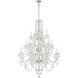 Traditional Crystal 20 Light 38 inch Polished Chrome Chandelier Ceiling Light