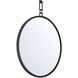 Alston 50 X 40 inch Matte Black Mirror