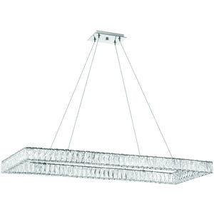 Kinsley 1 Light 50 inch Polished Chrome Chandelier Ceiling Light