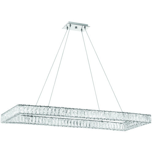 Kinsley 1 Light 50 inch Polished Chrome Chandelier Ceiling Light